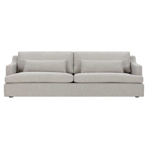 The Rhys 3-Seater Sofa Slipcover - Woven Oyster